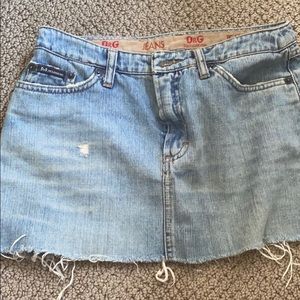 D&G denim mini skirt